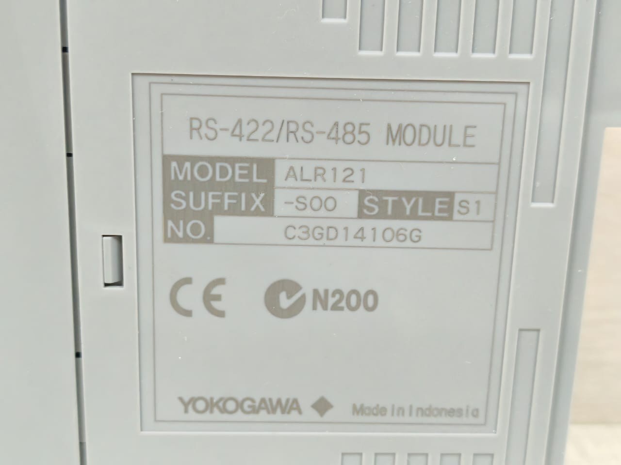 Yokogawa ALR121-S00-S1 YOKOGAWA ALR121-S00-S1 RS-422/RS-485 MODULE - WITHOUT ORIG. & 6