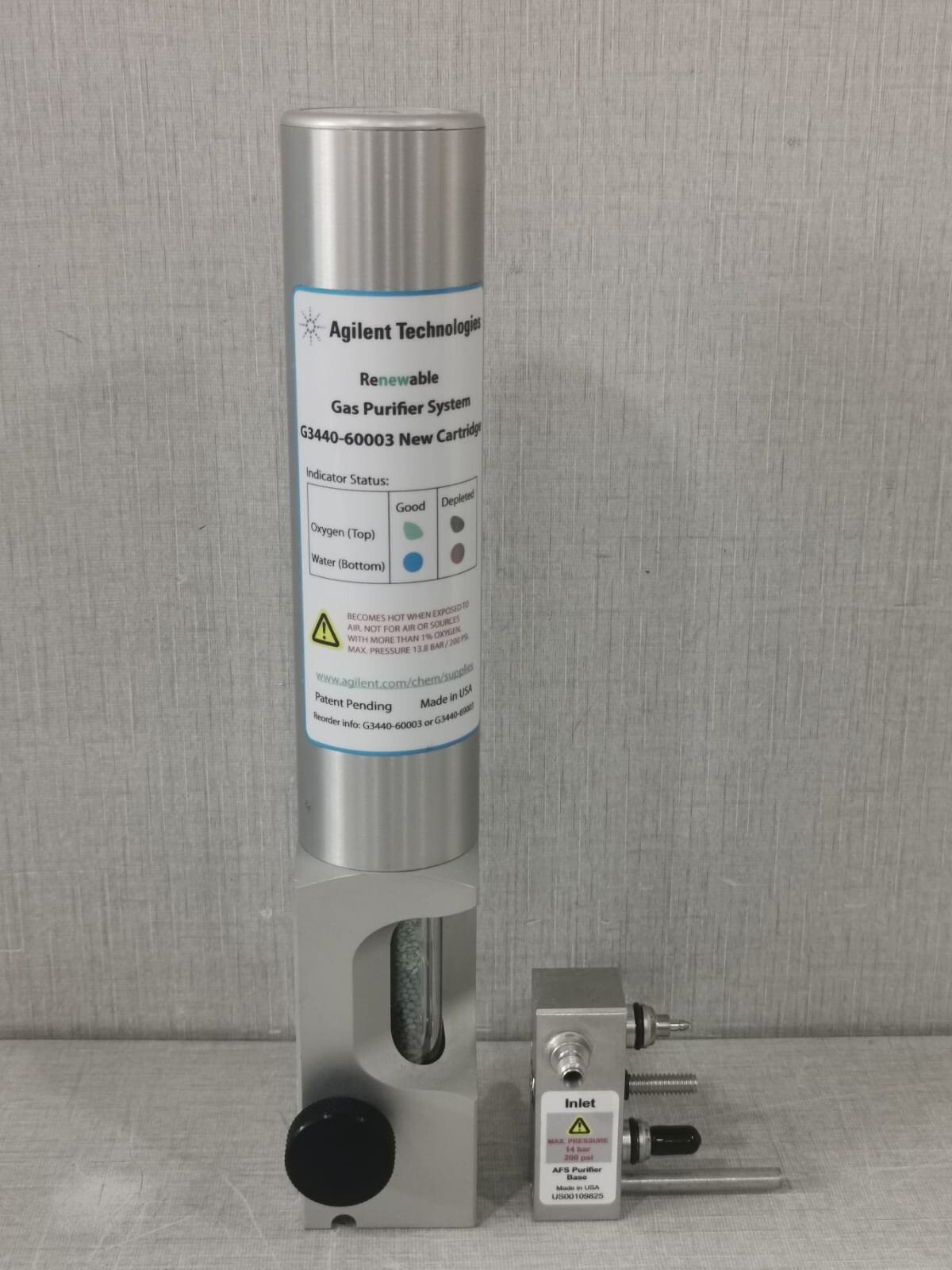 AGILENT G3440-60003 RENEWABLE GAS PURIFICATION SYSTEM & INLET AFS CLEANER B