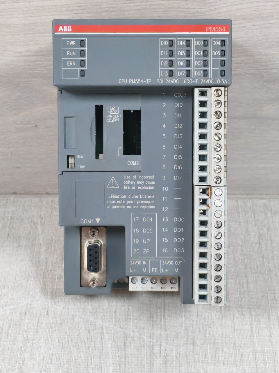 ABB PM554-TP B3 Central Processing Unit 1SAP120600R0001