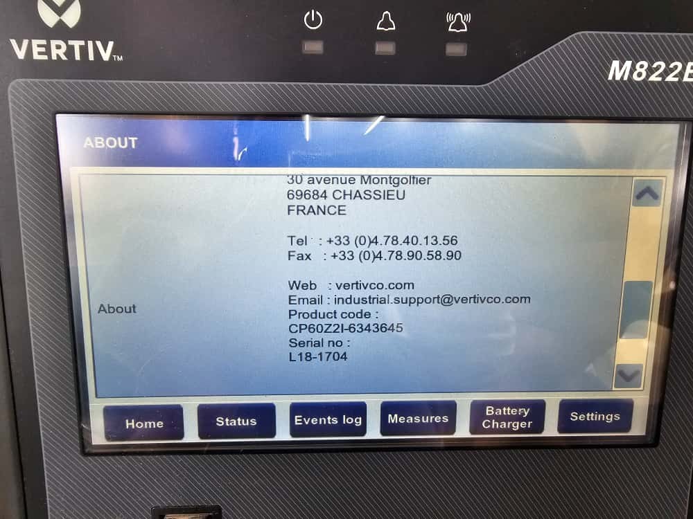 Emerson 5160300060 EMERSON M822E 7-INCH COLOR TOUCHSCREEN TFT HMI CP-60Z P/N 5160300060 - PASSWORD NOT AVAILABLE 8