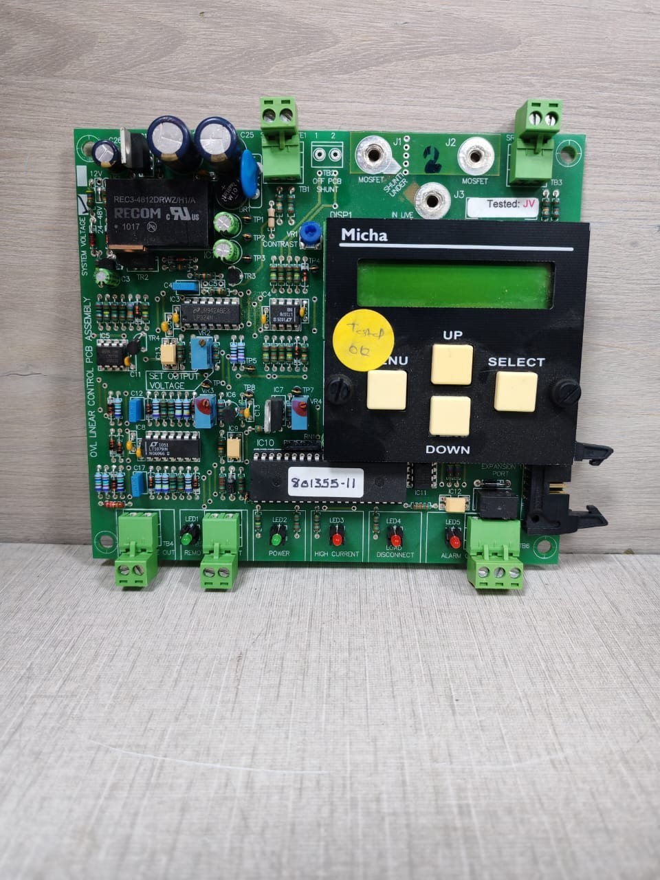Micha MDC-301-218 Micha Solar 801355-11 OVL Linear Control PCB Assembly MDC 301 218-2 2