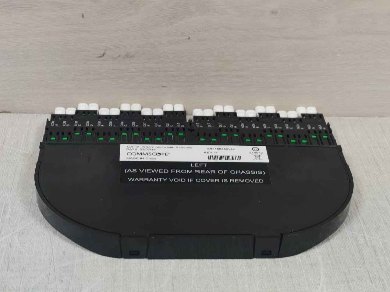 COMMSCOPE UK12 Commscope NG4-VWML8WDM1V2-UK12 NG4 8 Circuit Module 7