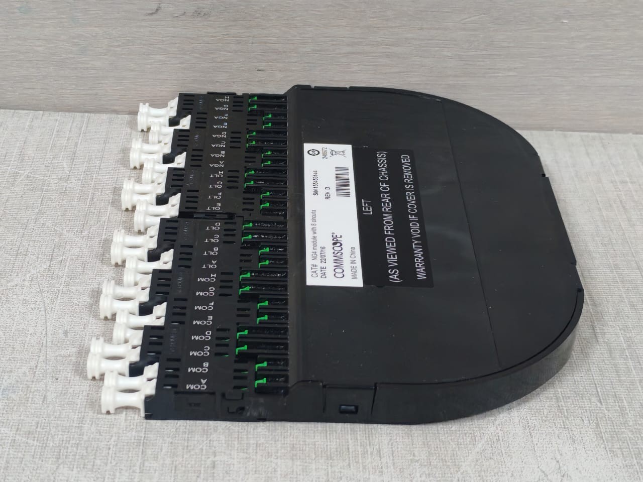 COMMSCOPE UK12 Commscope NG4-VWML8WDM1V2-UK12 NG4 8 Circuit Module 9