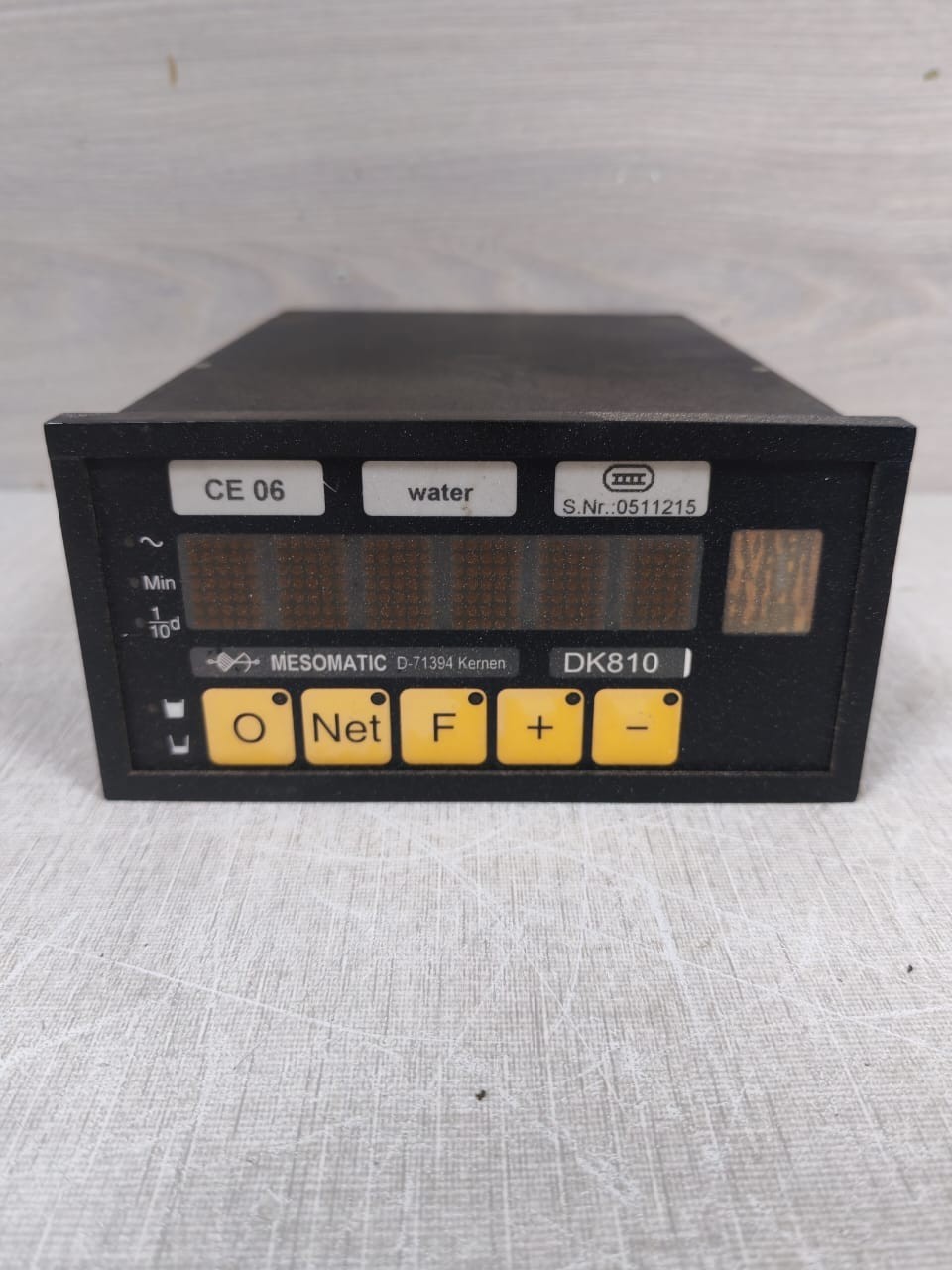 MESOMATIC DK 810/8E/16A/RS485/IN V04.1 REV.03E DIGITAL WEIGHT GAUGE