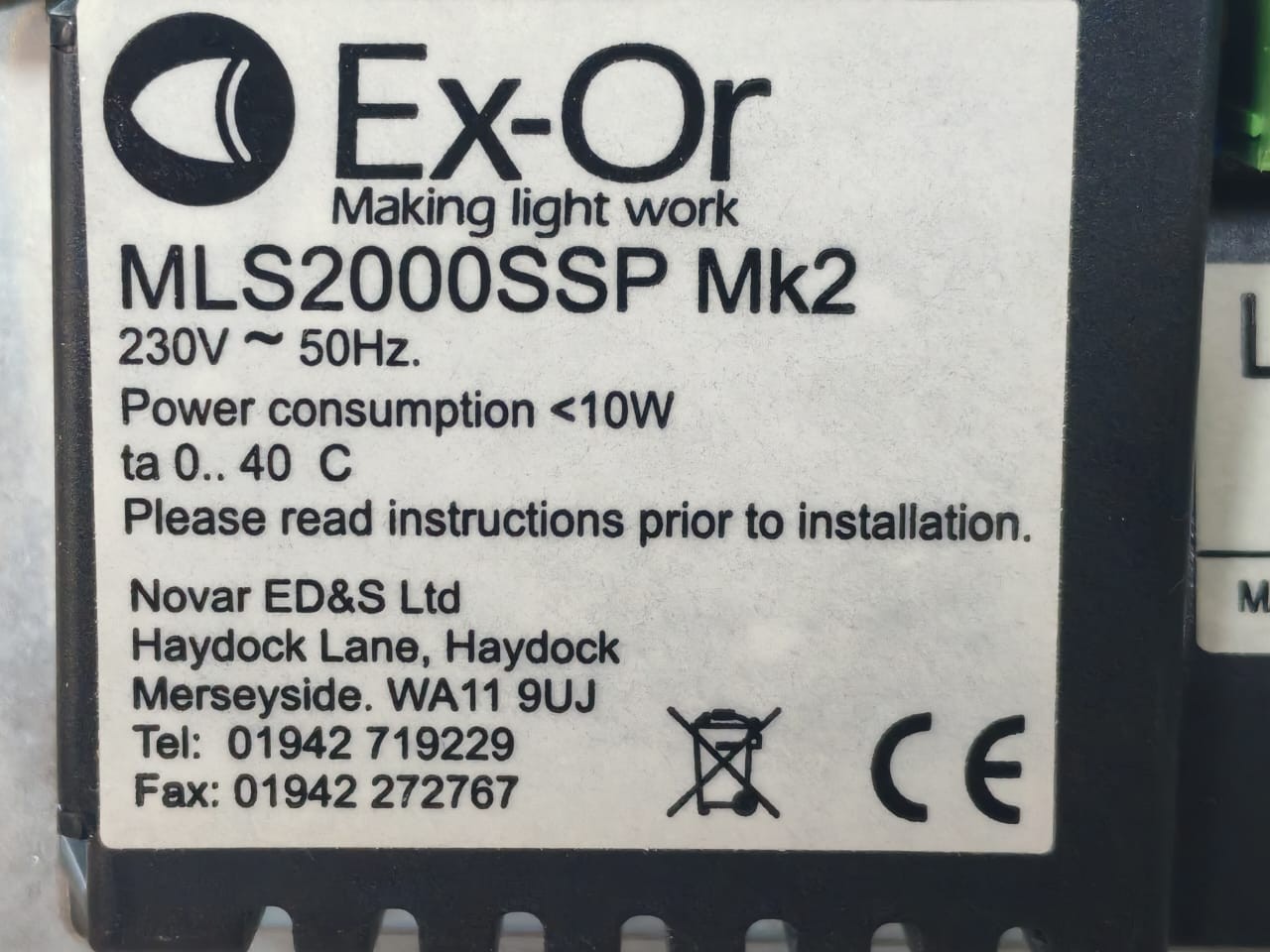 Honeywell MLS2000SSP Ex-Or By Honeywell MLS2000SSP MK2 10-Button Digital Scene Switch Panel 5