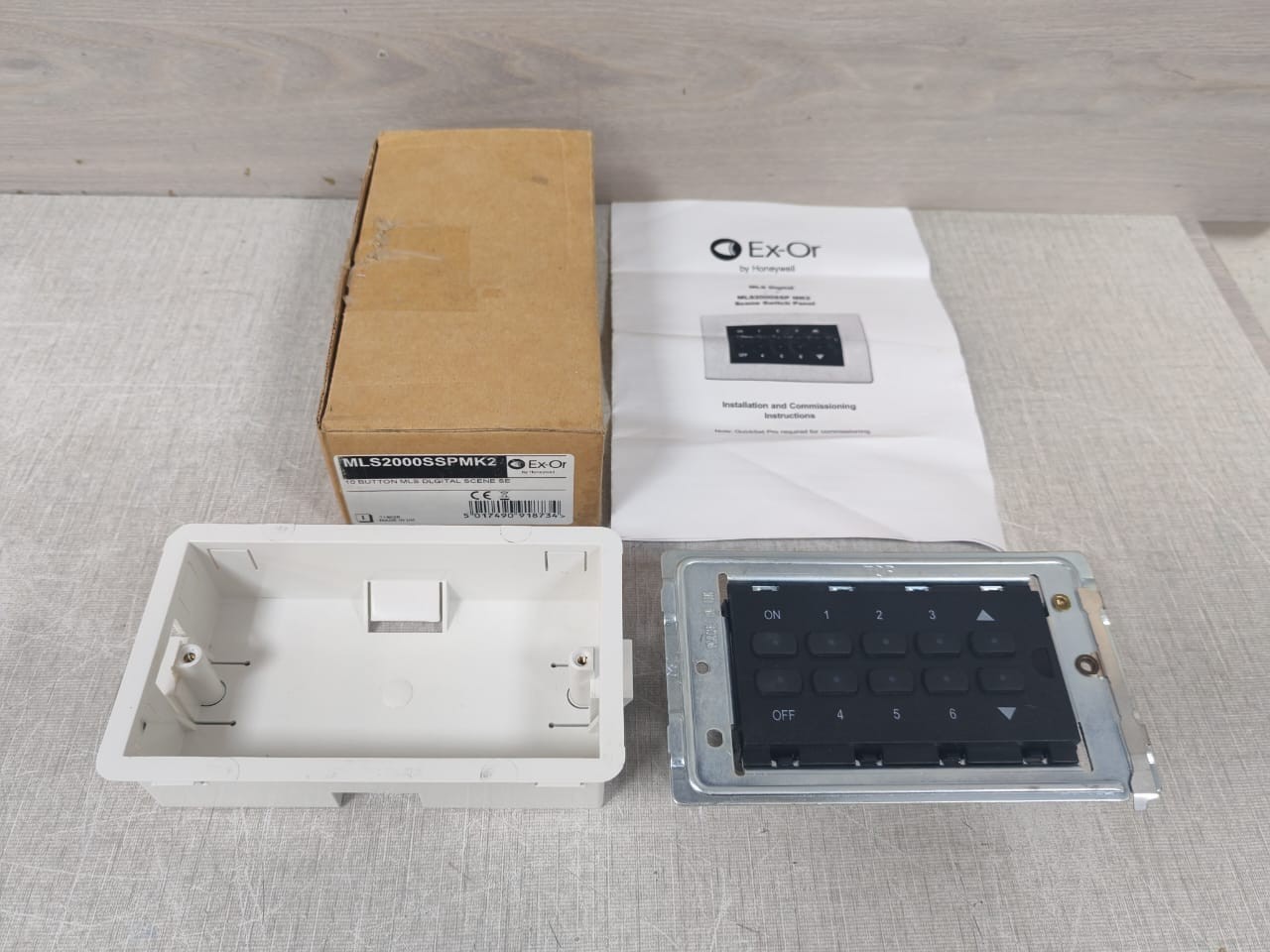 Ex-Or By Honeywell MLS2000SSP MK2 10-Button Digital Scene Switch Panel