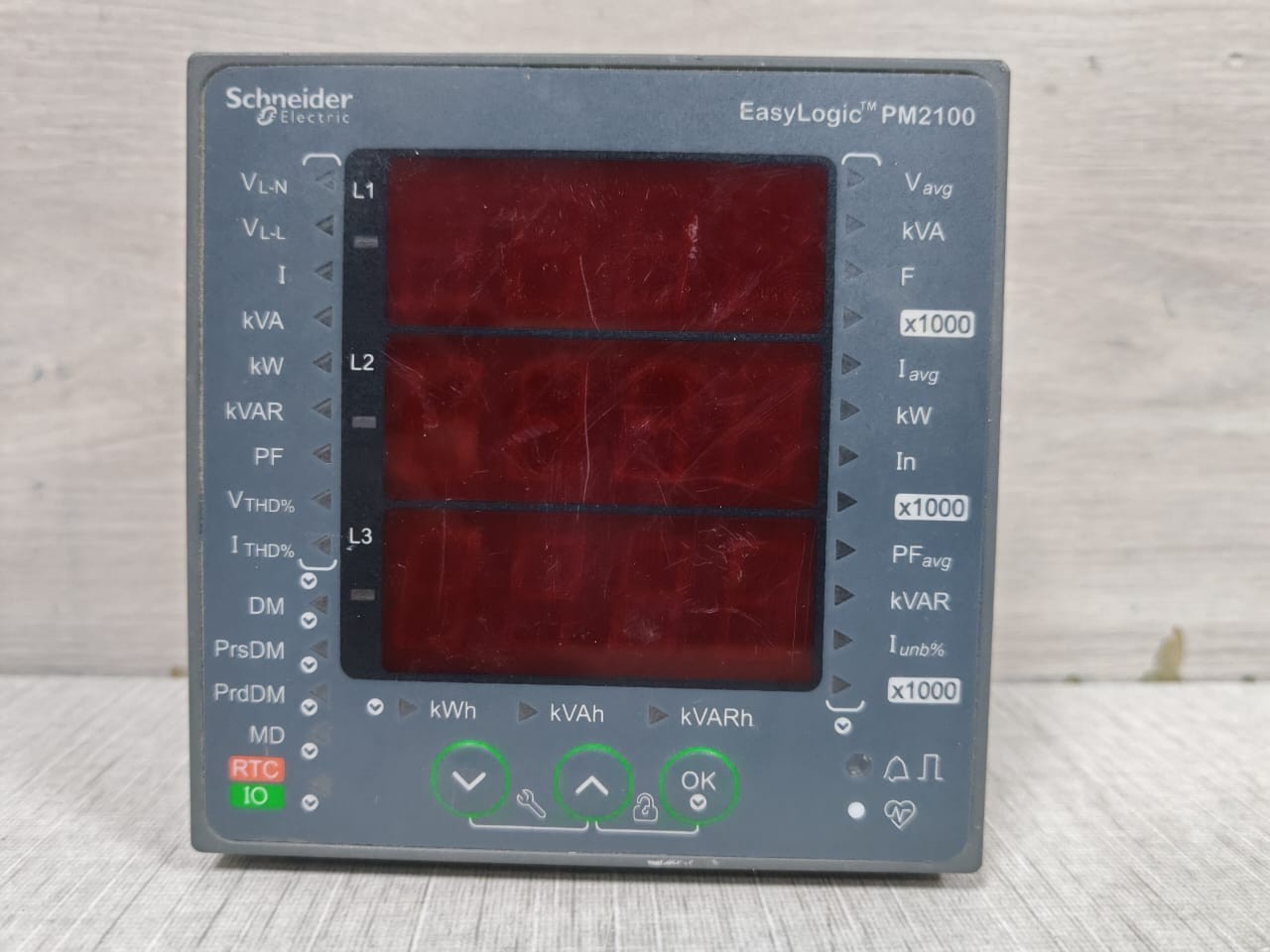 Schneider Electric PM2100 SCHNEIDER ELECTRIC EASYLOGIC PM2100 POWER METER METSEPM2120 FW V01.21 2