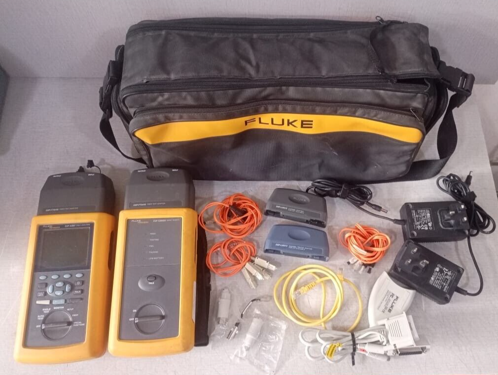 Fluke DSP-4300 Fluke DSP-4300 Cable Analyzer and DSP-4300SR Smart Remote with 4 Adapters 10