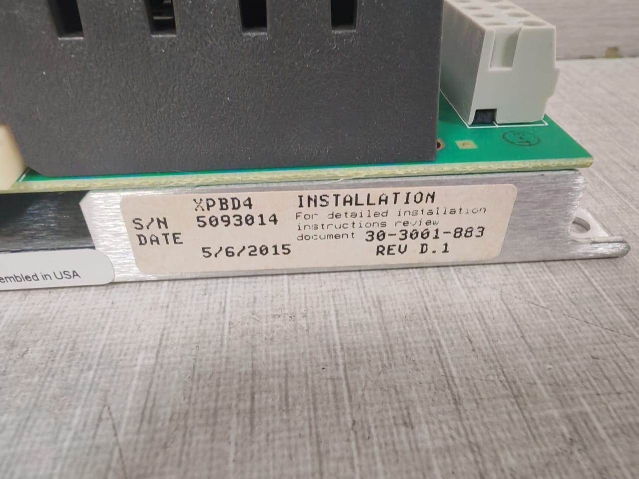Schneider Electric XPBD4 SCHNEIDER ELECTRIC XPBD4 ANDOVER CONTINUUM EXPANSION MODULE 5