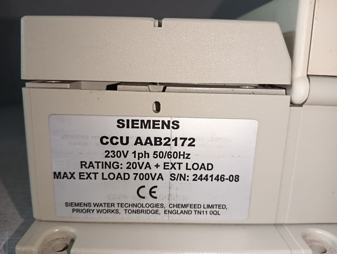 Siemens AAB2172 SIEMENS /WALLACE & TIERNAN CCU AAB2172 CHANGER 3