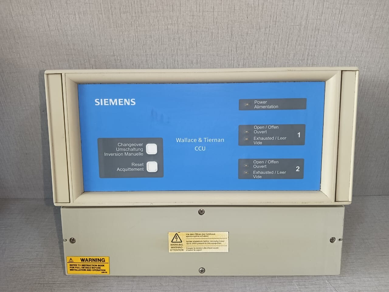 Siemens AAB2172 SIEMENS /WALLACE & TIERNAN CCU AAB2172 CHANGER 9