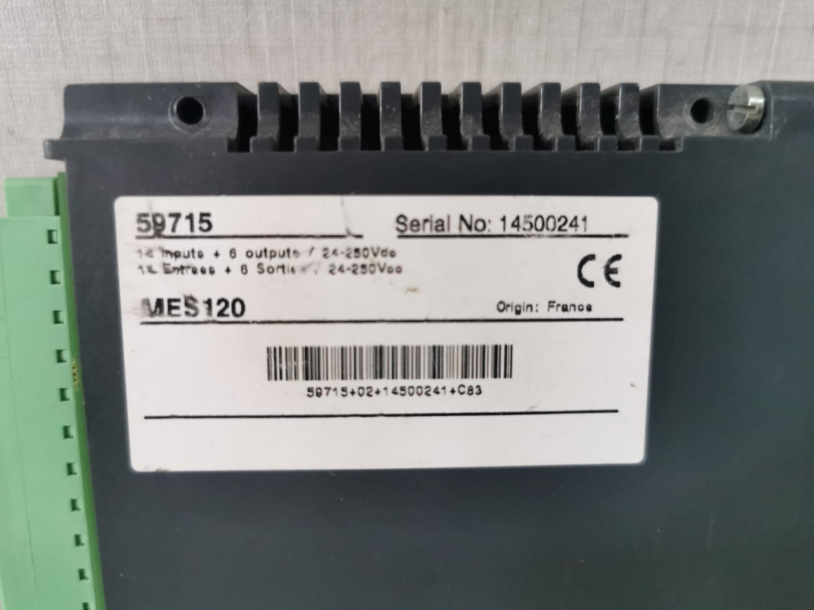 Schneider Electric MES120 Schneider Electric 59715 MES120 14 Inputs + 6 Outputs / 24-250 VDC 3