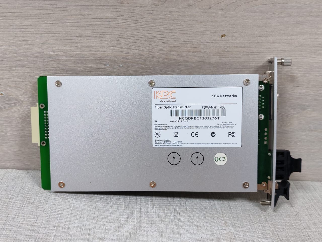 KBC Networks FDVA4-M1T-BC KBC Networks FDVA4-M1T-BC Fiber Optic Transmitter 5