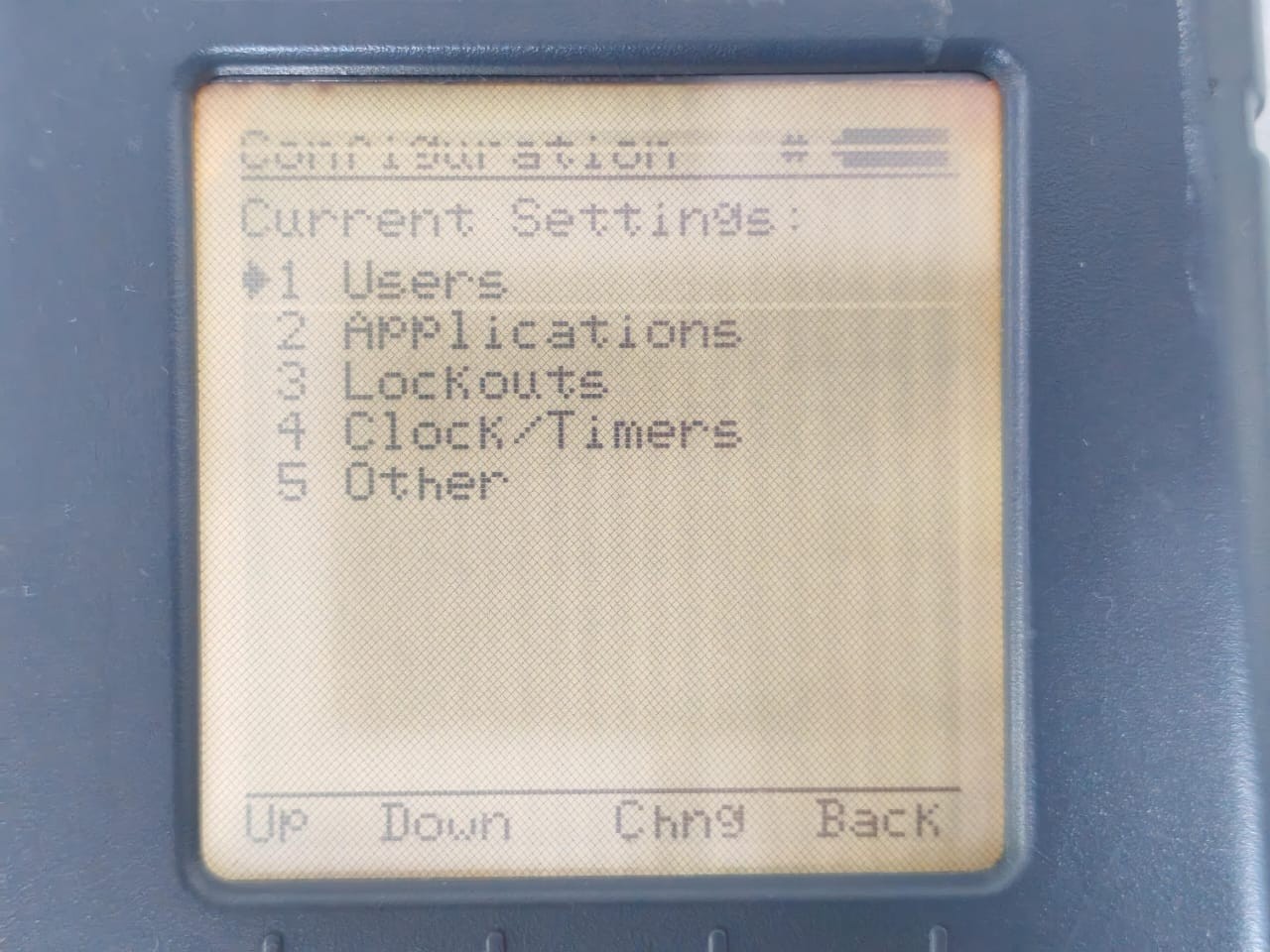 YOKOGAWA 4150X YHC4150 X-01 V2.06 FIELD HARD COMMUNICATOR - LINE ON THE SCREEN