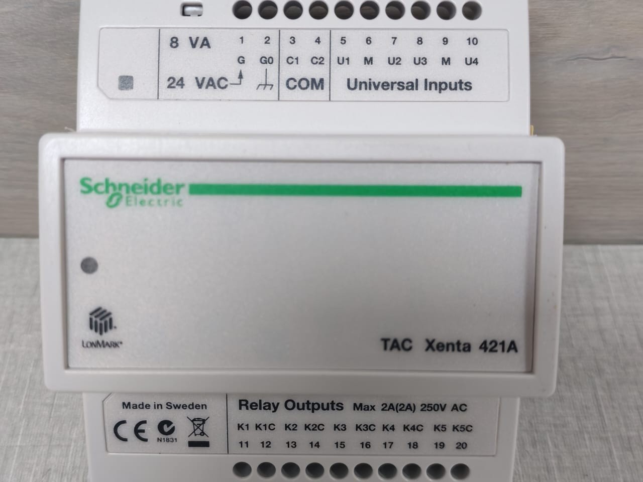 Schneider Electric XENTA-400 Schneider Electric TAC Xenta 421A Programmable Controller with Tac Xenta 400 4