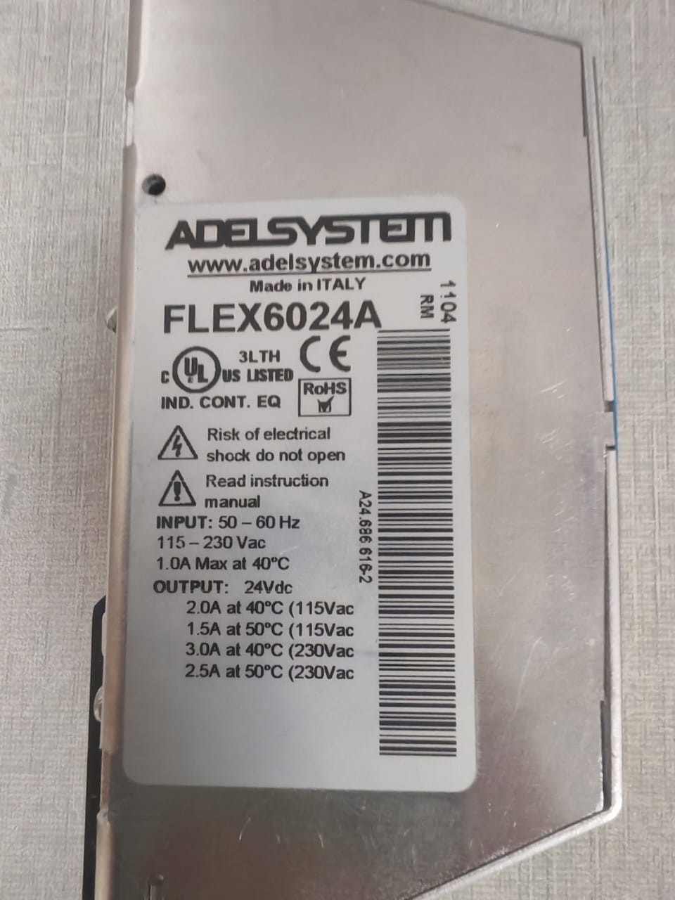 ADEL System FLEX6024A ADEL SYSTEM FLEX6024A POWER SUPPLY 3