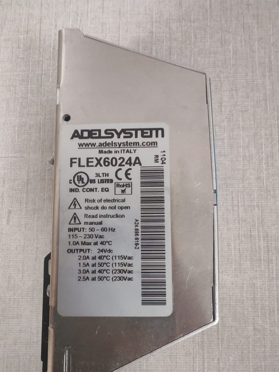 ADEL System FLEX6024A ADEL SYSTEM FLEX6024A POWER SUPPLY 4