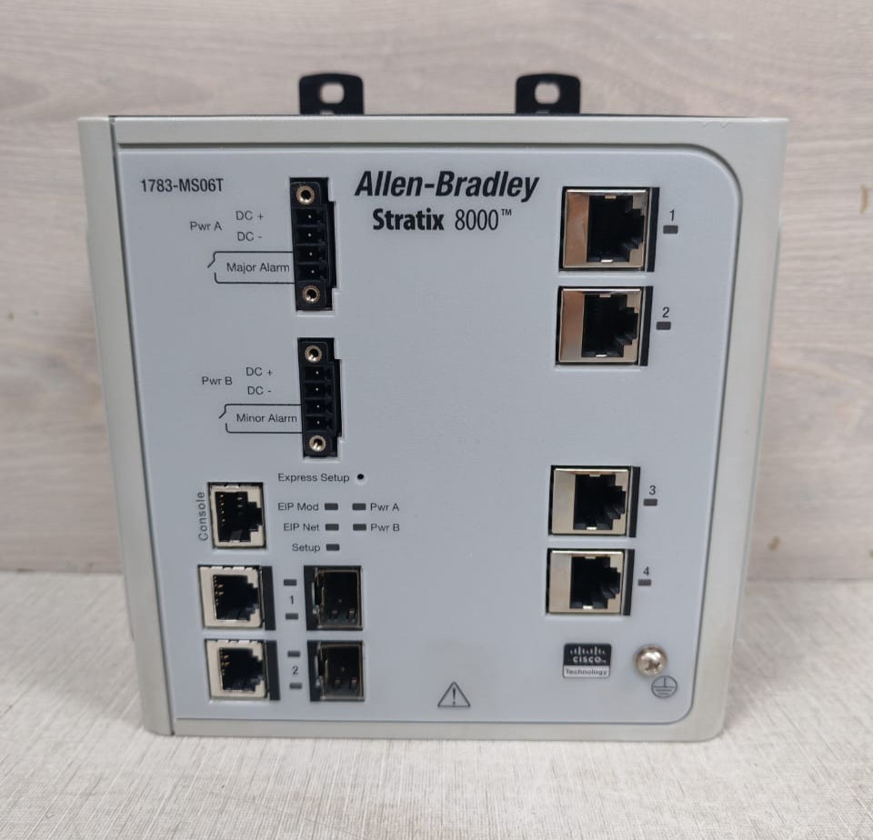 ALLEN-BRADLEY STRATIX 8000 1783-MS06T PN-16205 ETHERNET MANAGED SWITCH