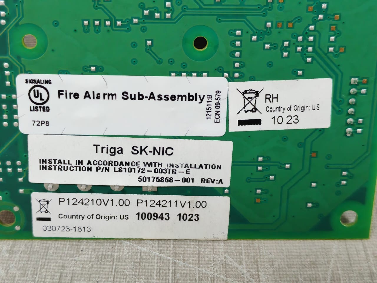 TRIGA SK-NIC / 068430-PCA REV.C TRIGA SK-NIC / 068430-PCA REV.C NETWORK INTERFACE CARD 6