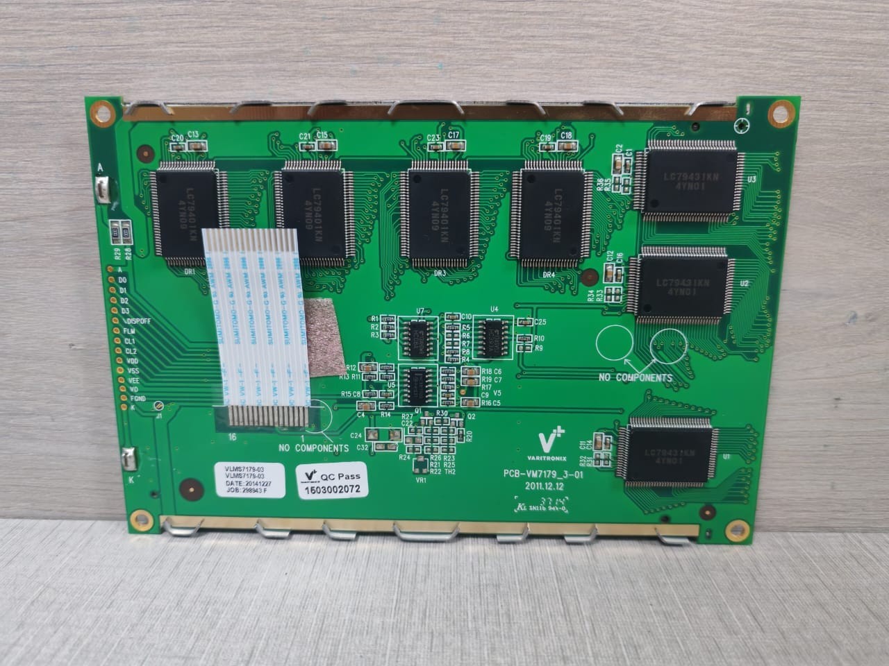LCD PCB-VM7179_3-01 VARITRONIX PCB-VM7179_3-01 LCD DISPLAY SCREEN PANEL 2