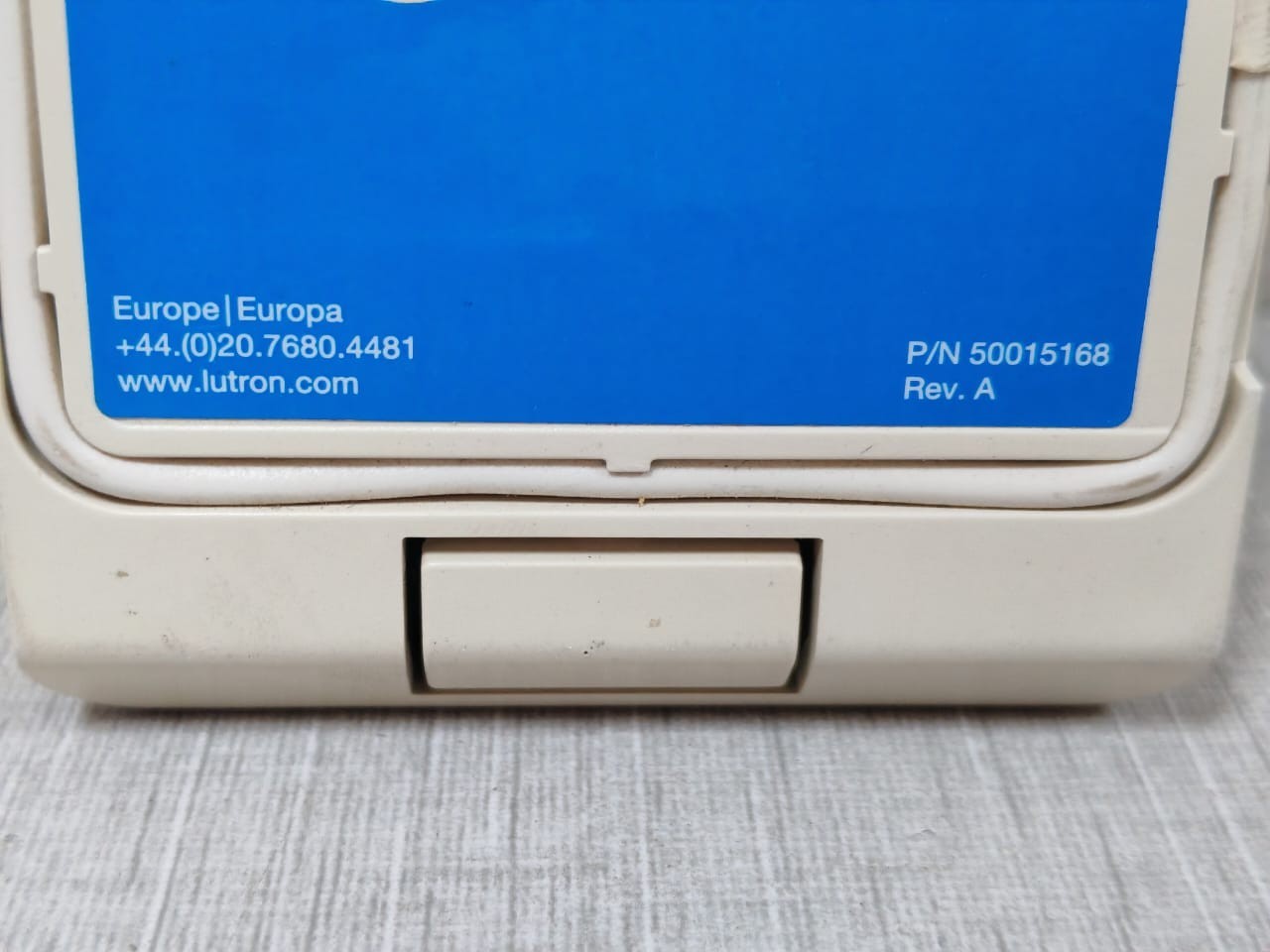 Lutron TEILE-NR: 50015168 REV.A LUTRON POWPAK RMK-5R-DV-B P/N: 50015168 REV.A 220-240V RELAY MODULE - WITH SCHM 4