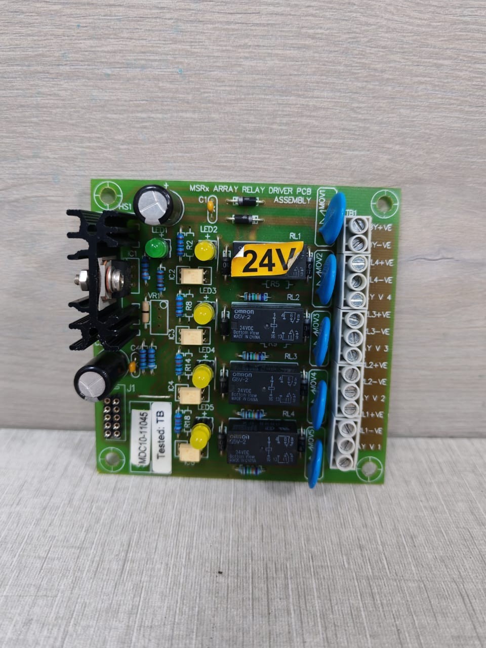 MDC-301182 MDC 301182-2 MSRx Array Relais Treiber PCB Baugruppe 2