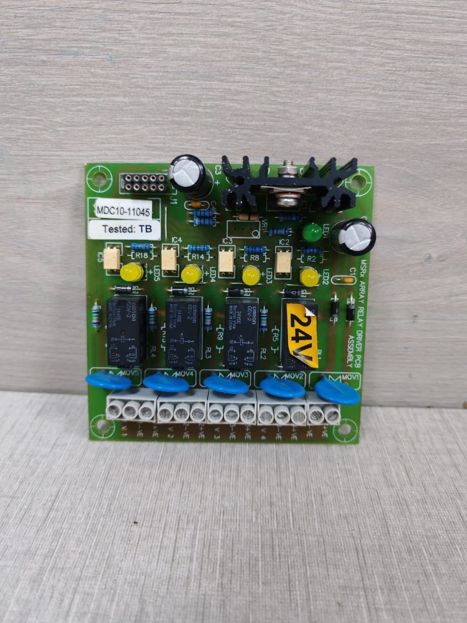 MDC-301182 MDC 301182-2 MSRx Array Relais Treiber PCB Baugruppe 7