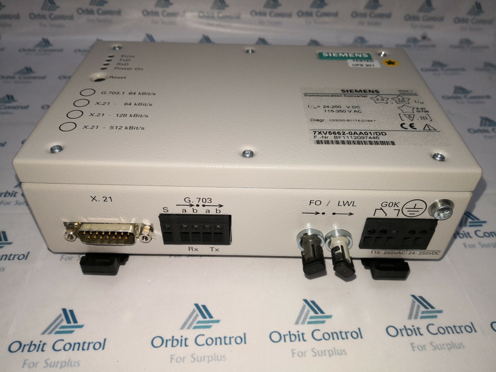 Siemens 7XV5662-0AA01/DD Siemens 7XV5662-0AA01/DD Communication Converter Without Original Packaging 4