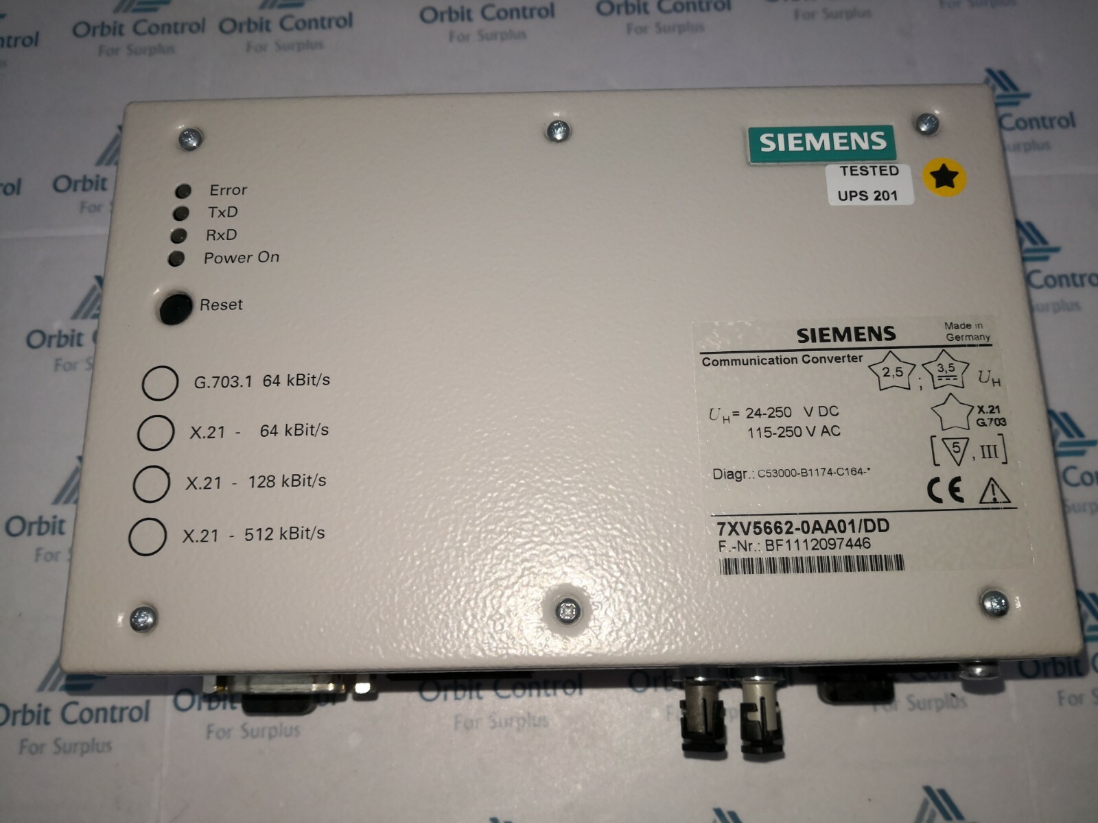 Siemens 7XV5662-0AA01/DD Siemens 7XV5662-0AA01/DD Communication Converter Without Original Packaging 8