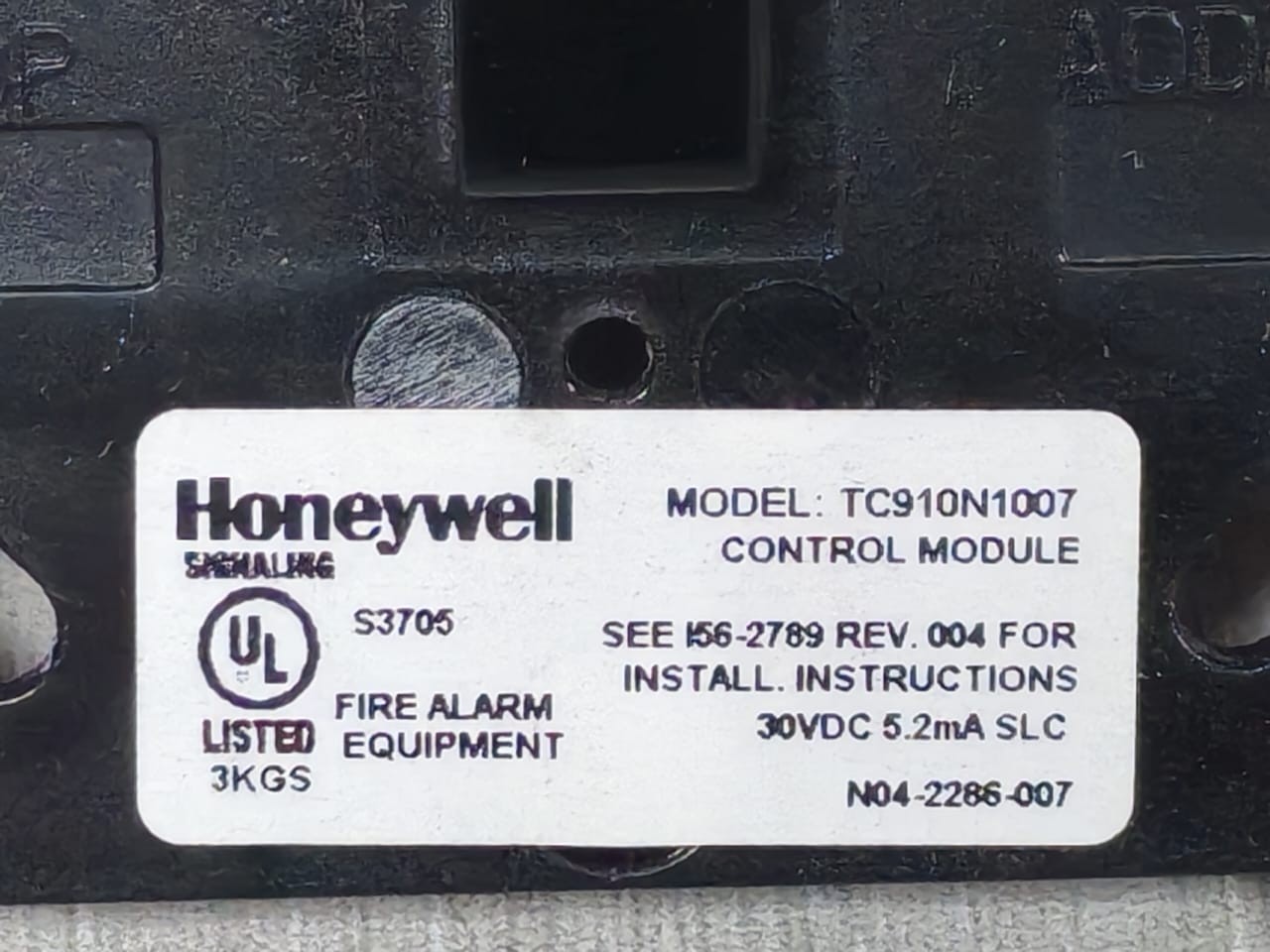 Honeywell TC910N1007 Honeywell TC910N1007 Control Module 5