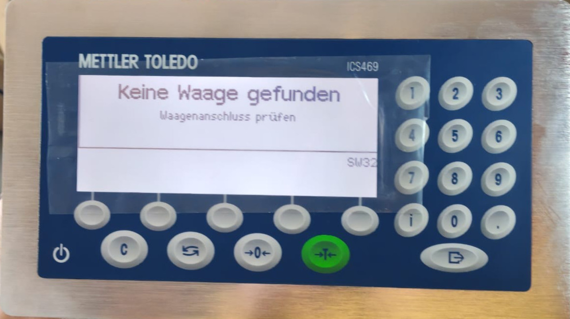 METTLER TOLEDO ICS249D-CARGO METTLER TOLEDO ICS469 WEIGHING TERMINAL TYPE: ICS249d-CARGO ICS4x9-1 2