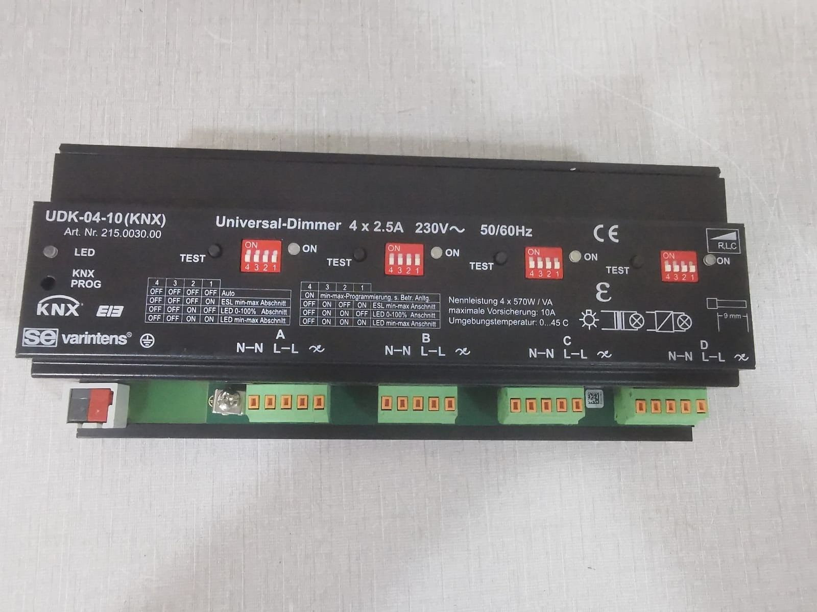 Varintens UDK-04-10 Varintens UDK-04-10 (KNX) Universal Dimmer 3