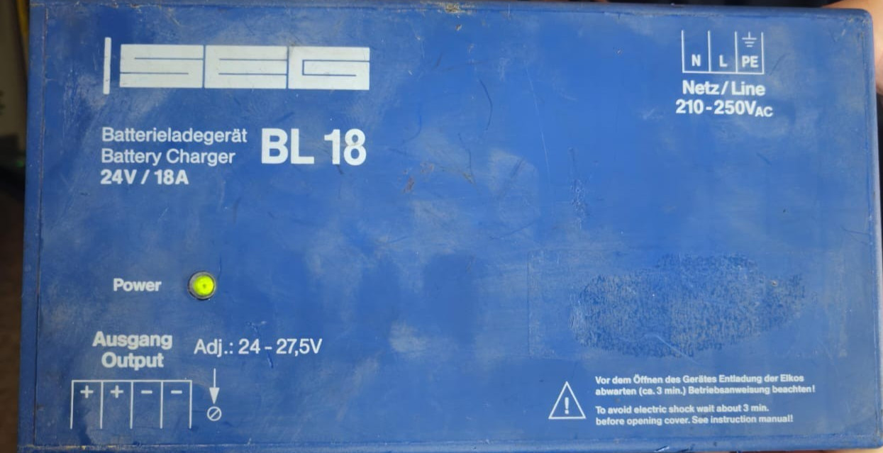 Woodward BL18 WOODWARD SEG BL18 BATTERY CHARGER 24V / 18A 2