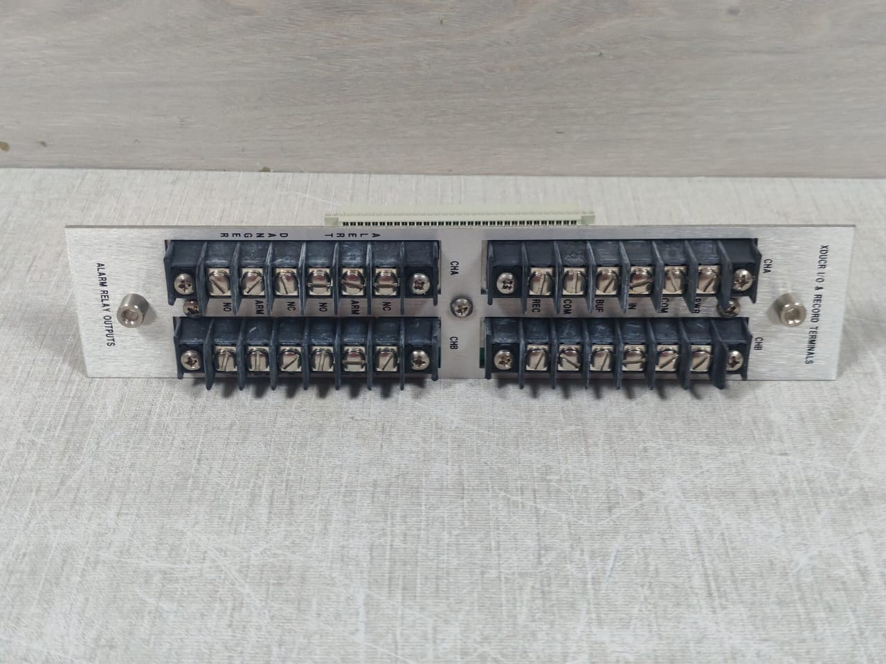 BENTLY NEVADA XDUCR  84152-01 BENTLY NEVADA XDUCR 84152-01 I/O & RECORD TERMINALS 2