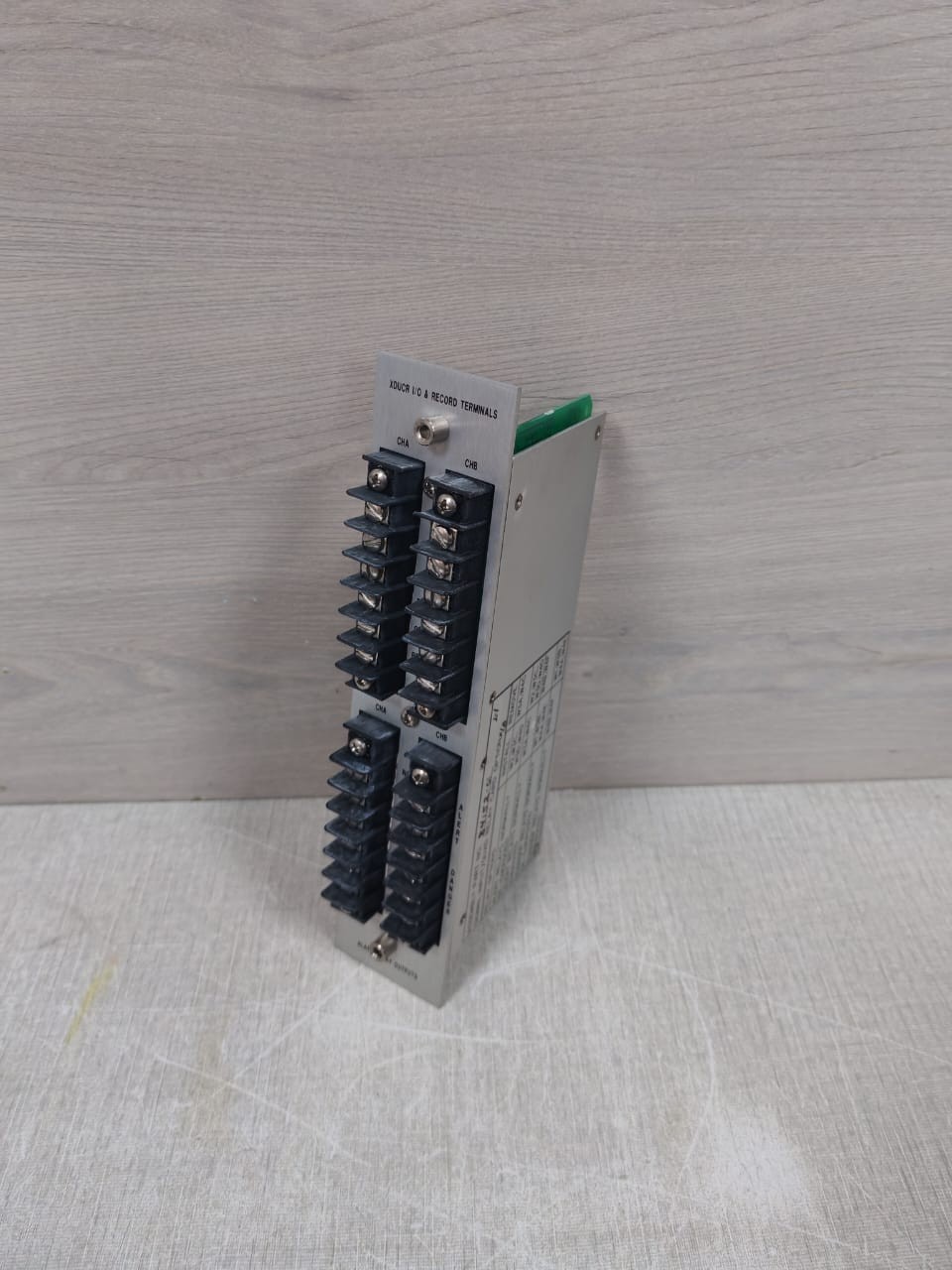 BENTLY NEVADA XDUCR  84152-01 BENTLY NEVADA XDUCR 84152-01 I/O & RECORD TERMINALS 4