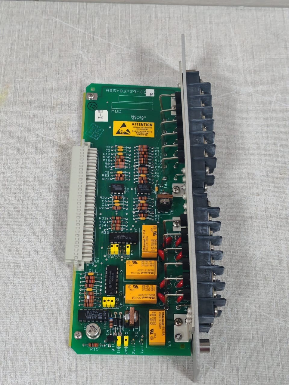 BENTLY NEVADA XDUCR  84152-01 BENTLY NEVADA XDUCR 84152-01 I/O & RECORD TERMINALS 7