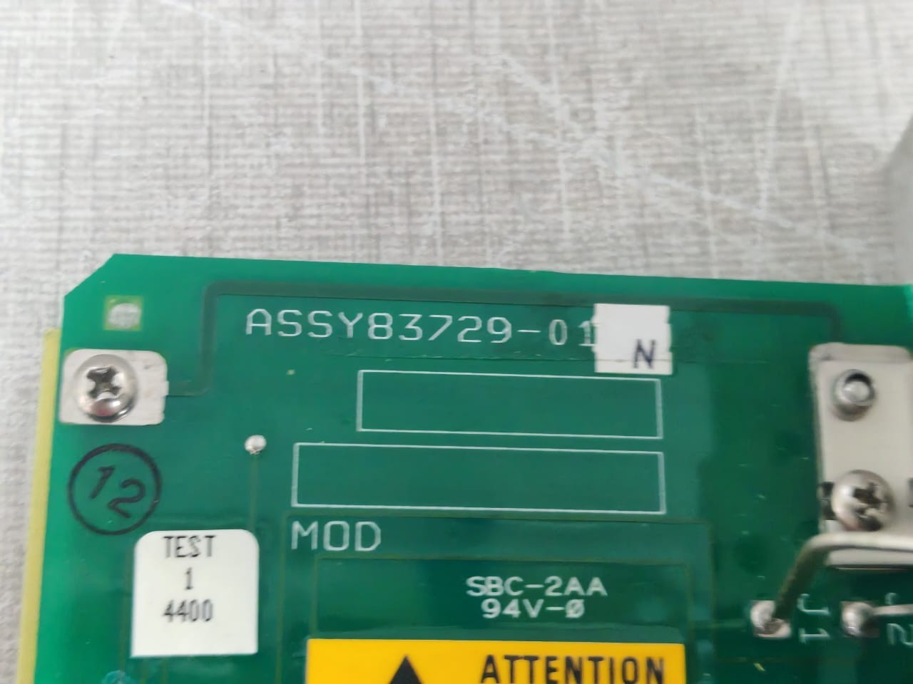 BENTLY NEVADA XDUCR  84152-01 BENTLY NEVADA XDUCR 84152-01 I/O & RECORD TERMINALS 8