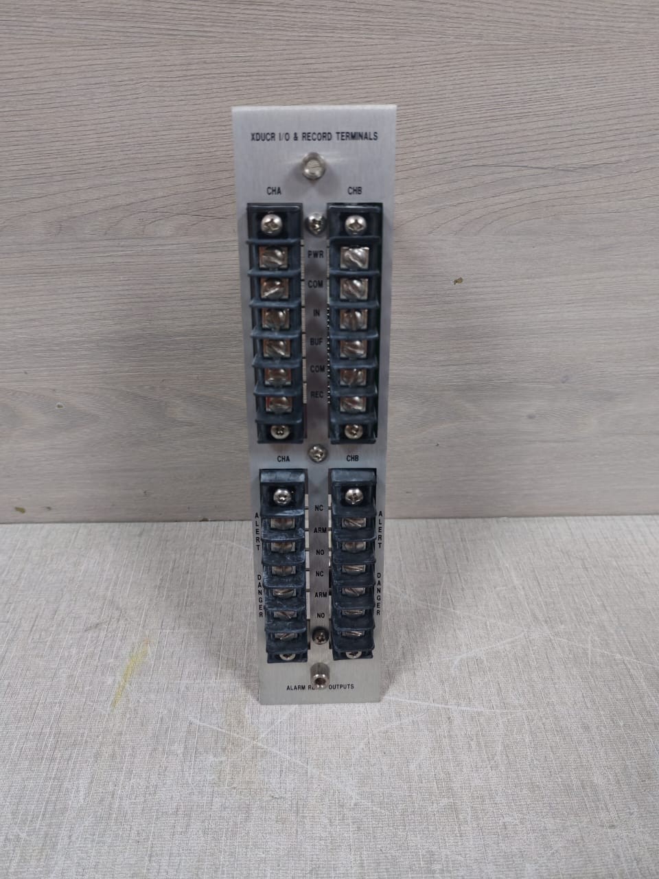 BENTLY NEVADA XDUCR 84152-01 I/O & RECORD TERMINALS