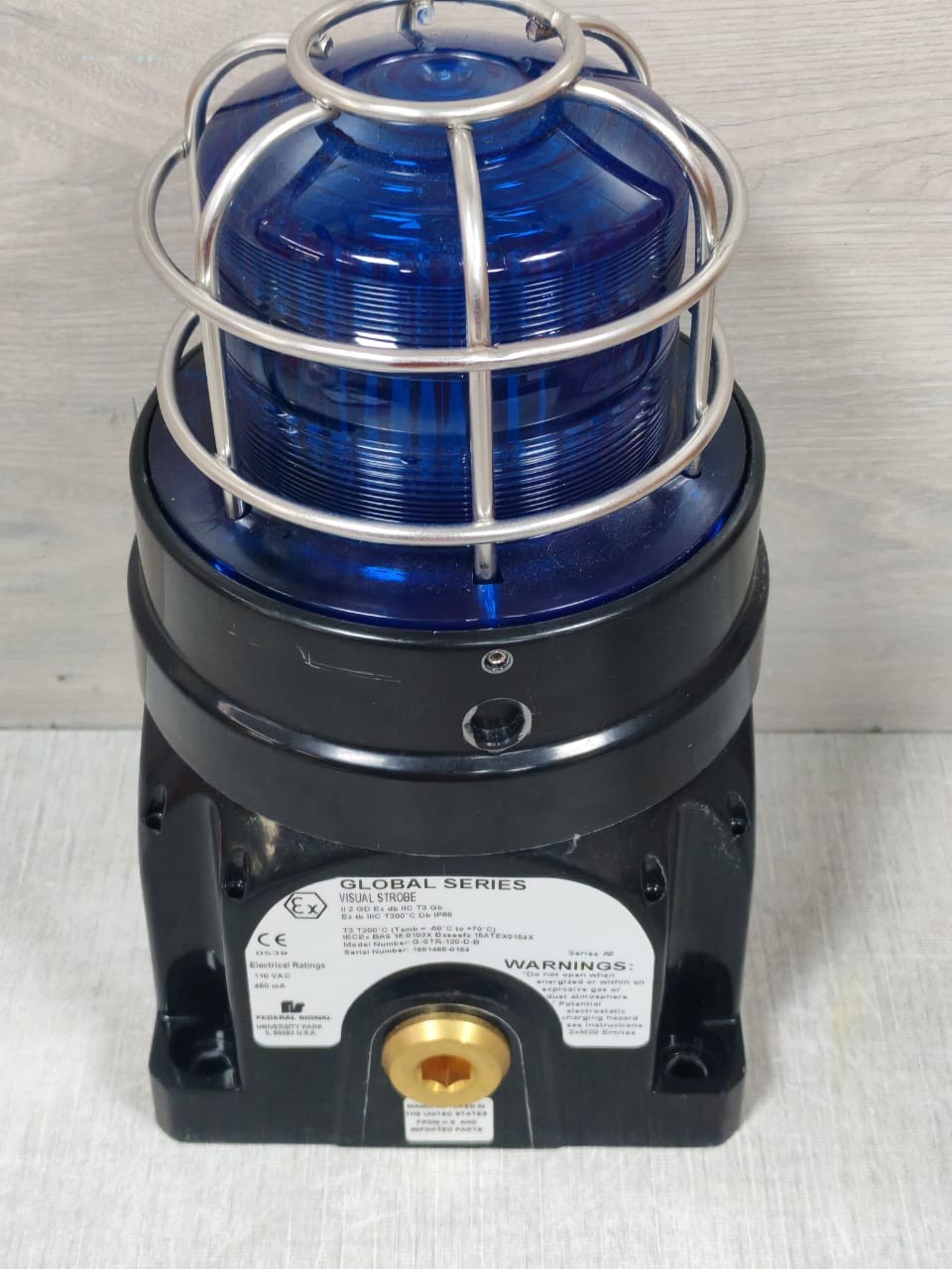 Federal Signal G-STR-120-D-B FEDERAL SIGNAL G-STR-120-D-B VISUAL STROBE 120V BLUE 2