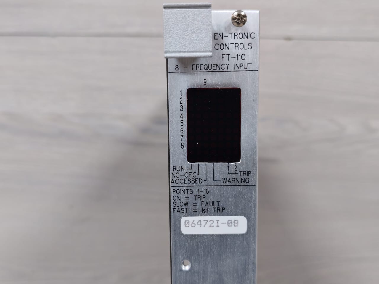 EN-TRONIC CONTROLS ZE544-110A-300/1 EN-TRONIC CONTROLS ZE544-110A-300/1 8-Frequency Input 3