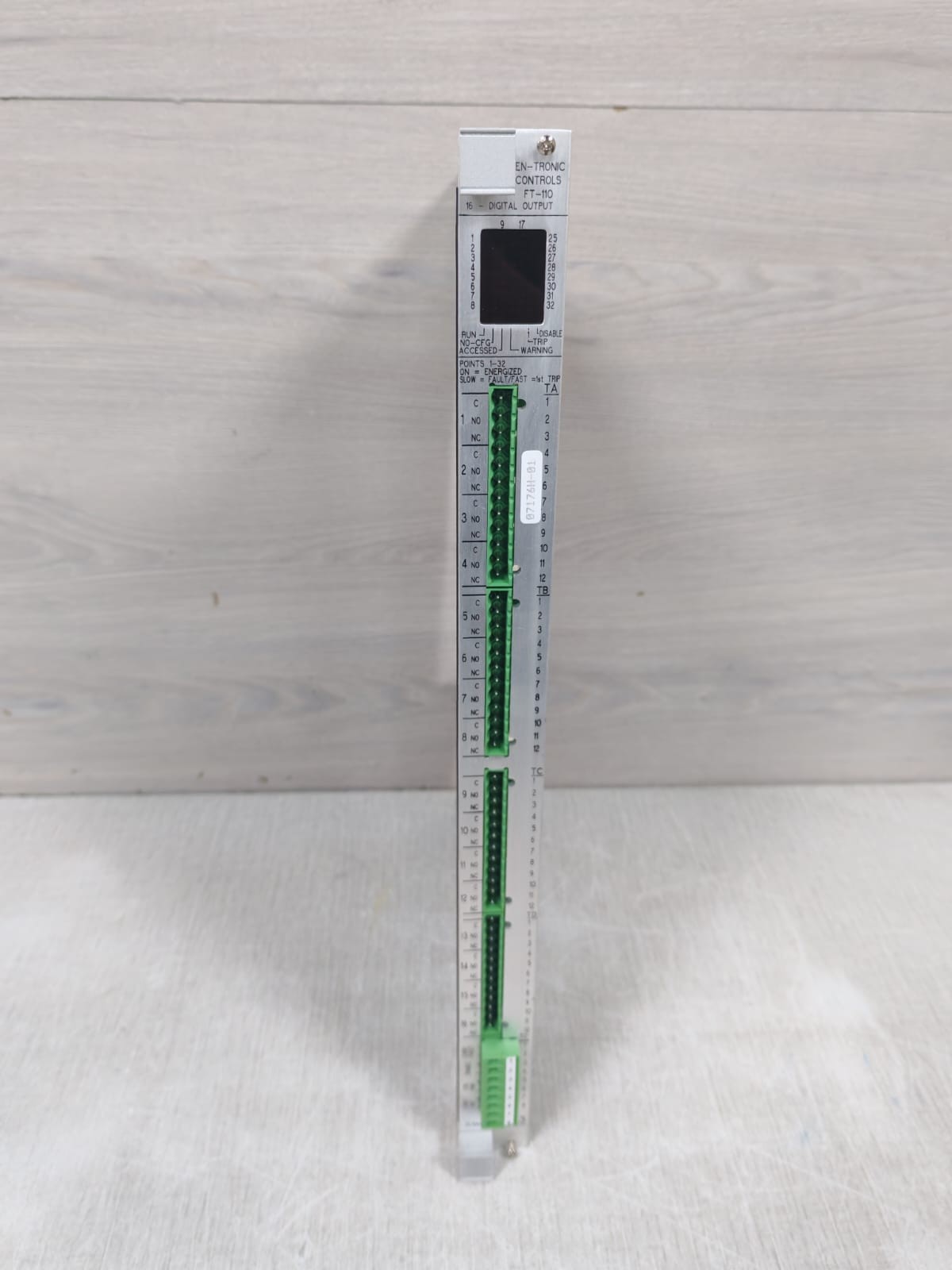 EN-TRONIC CONTROLS ZE544-110A-200/3 EN-TRONIC CONTROLS FT-110 ZE544-110A-200/3 16-Digital Output 2