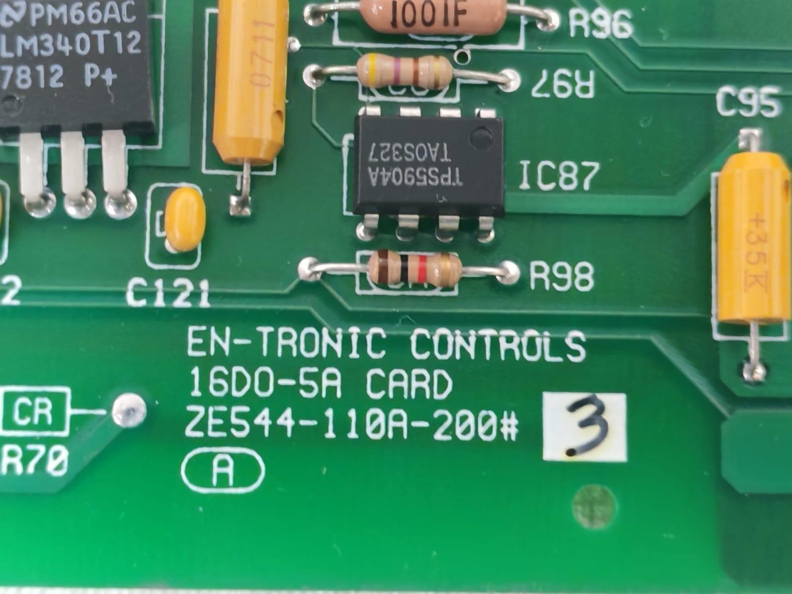 EN-TRONIC CONTROLS ZE544-110A-200/3 EN-TRONIC CONTROLS FT-110 ZE544-110A-200/3 16-Digital Output 5