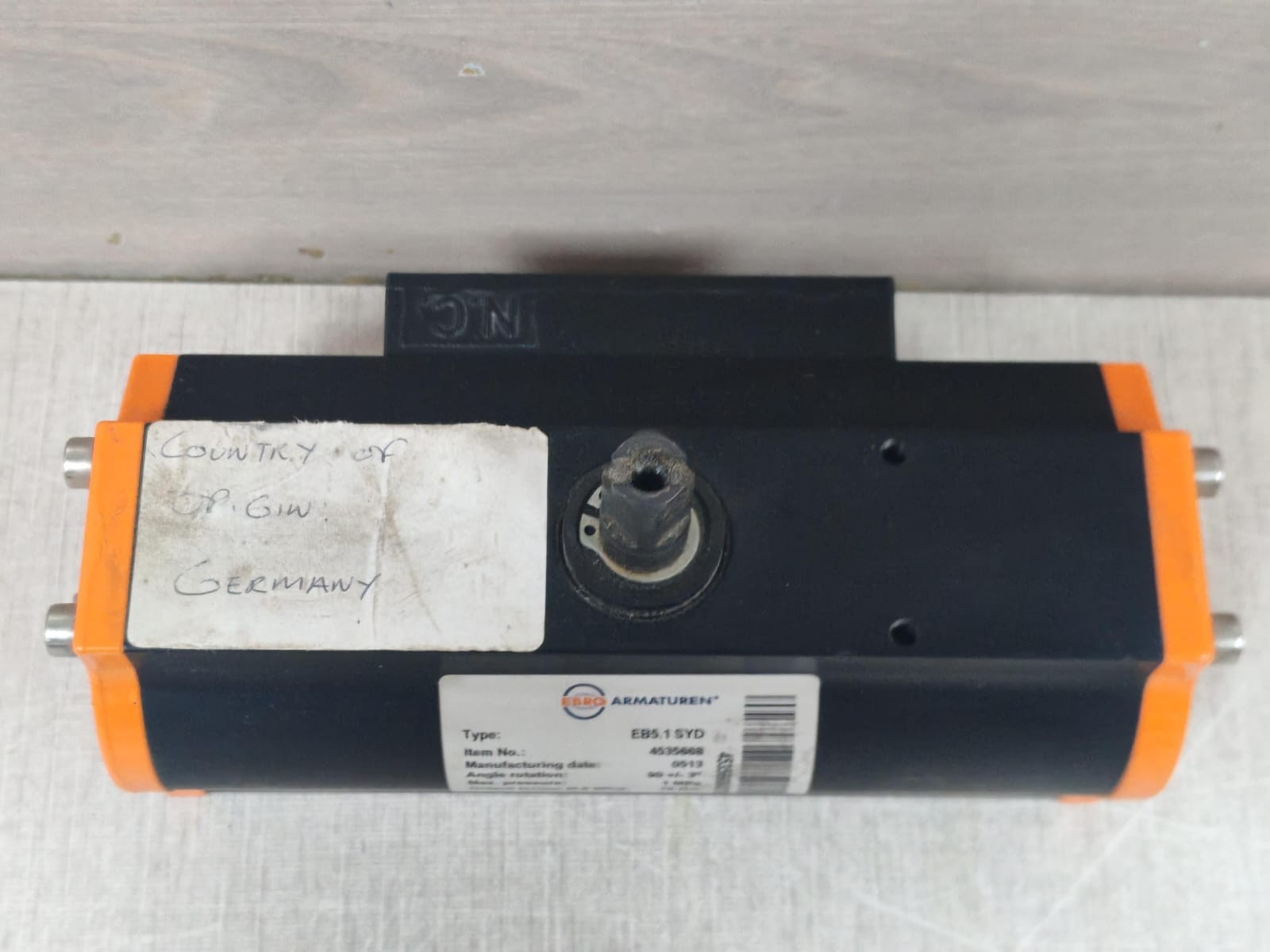 EBRO ARMATUREN EB5.1 SYD REV.01 EBRO ARMATUREN EB5.1 SYD REV.01 PNEUMATIC ACTUATOR 5