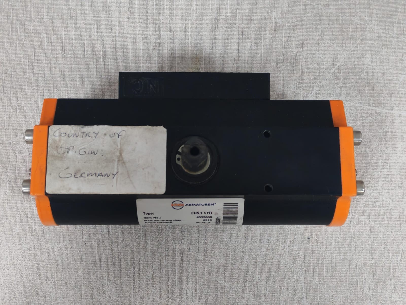 EBRO ARMATUREN EB5.1 SYD REV.01 EBRO ARMATUREN EB5.1 SYD REV.01 PNEUMATIC ACTUATOR 6