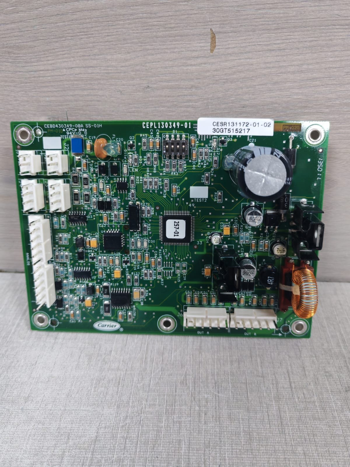 Carrier CEPL130349-01 CARRIER CESR131172-01-02 30GT515217 CONTROL BOARD CEPL130349-01 4