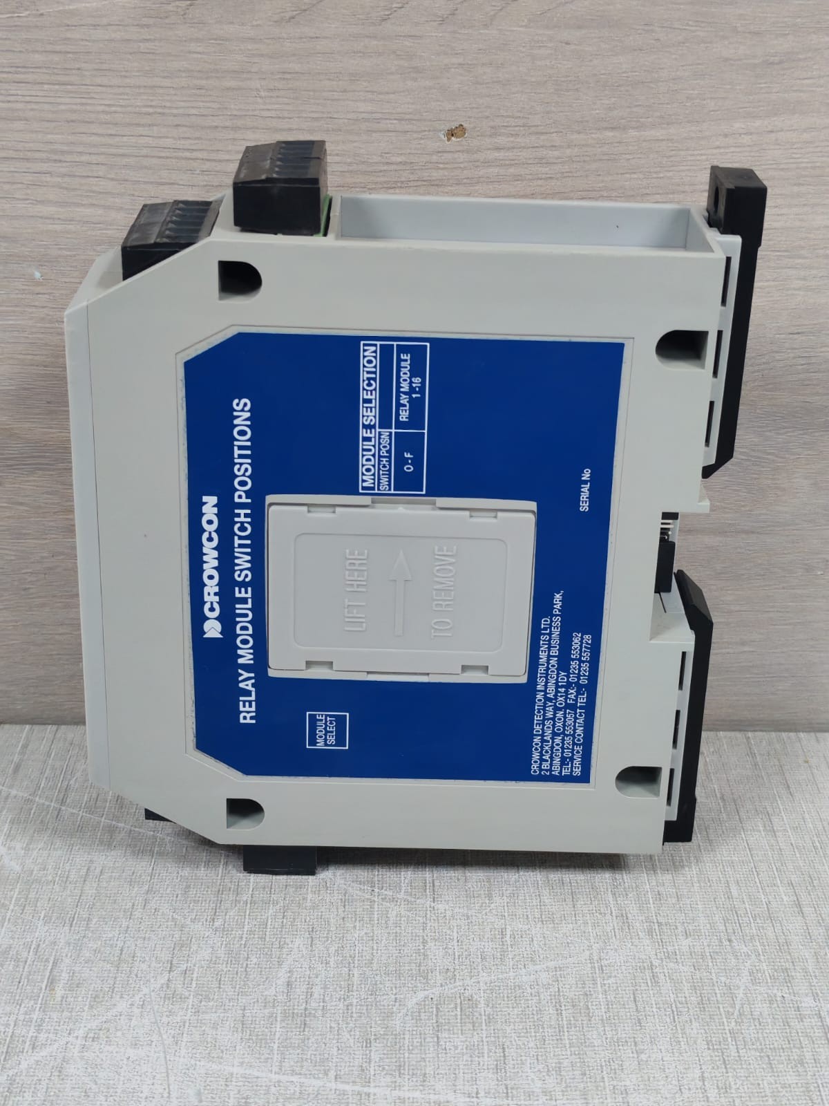 CROWCON UNKNOWN CROWCON 1-16 RELAY MODULE SWITCH POSITIONS 7