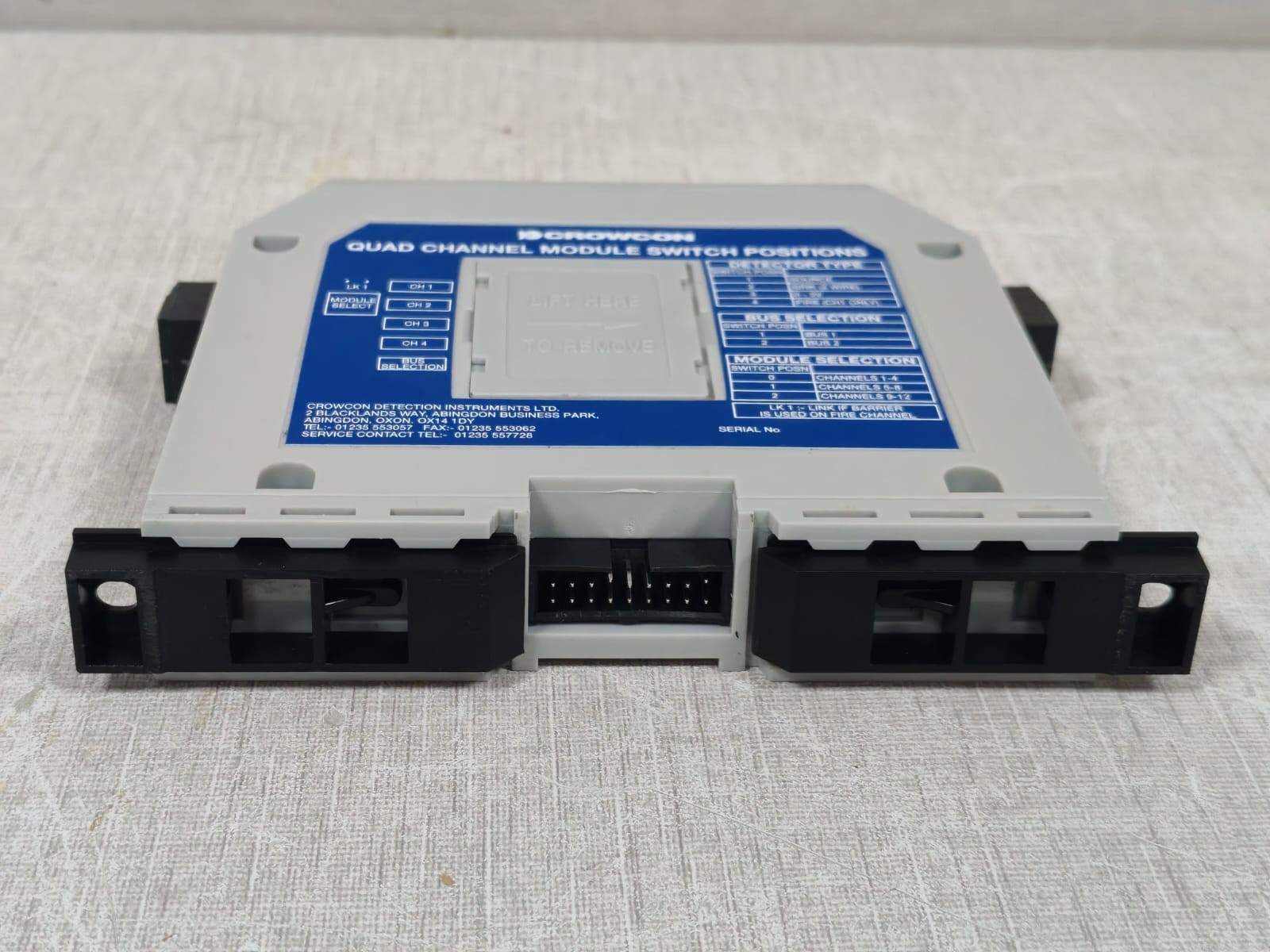 CROWCON CROWCON QUAD 2 CROWCON QUAD 2 CONTROL MODULE SWITCH POSITIONS 8