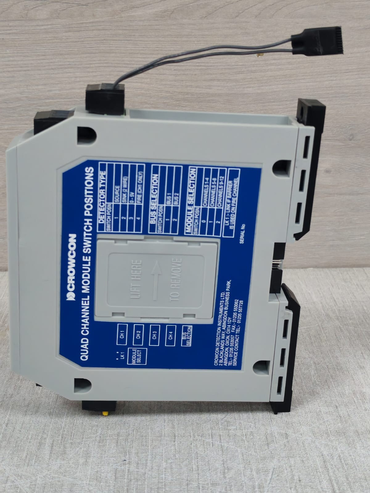 CROWCON CROWCON QUAD 3 CROWCON QUAD 3 CONTROL MODULE SWITCH POSITIONS 5