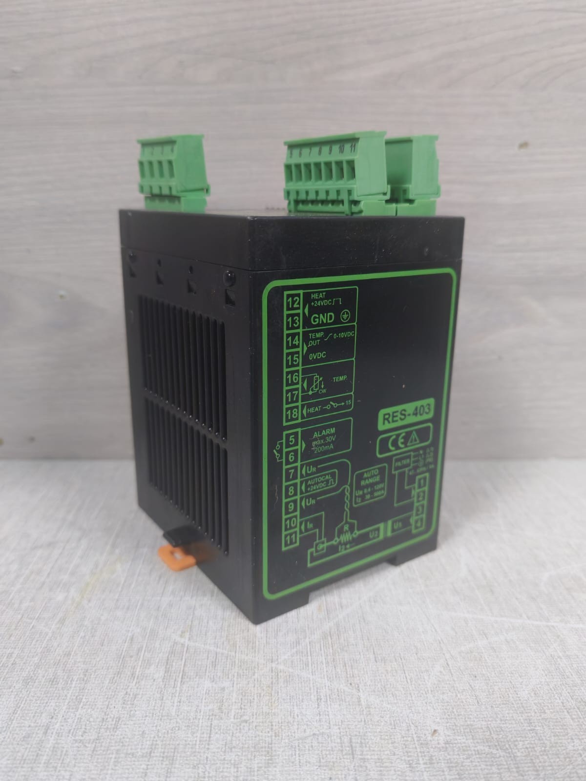 ROPEX 740303 ROPEX RES-403/400VAC TEMPERATURE CONTROLLER RESISTRON P/N: 740303 6