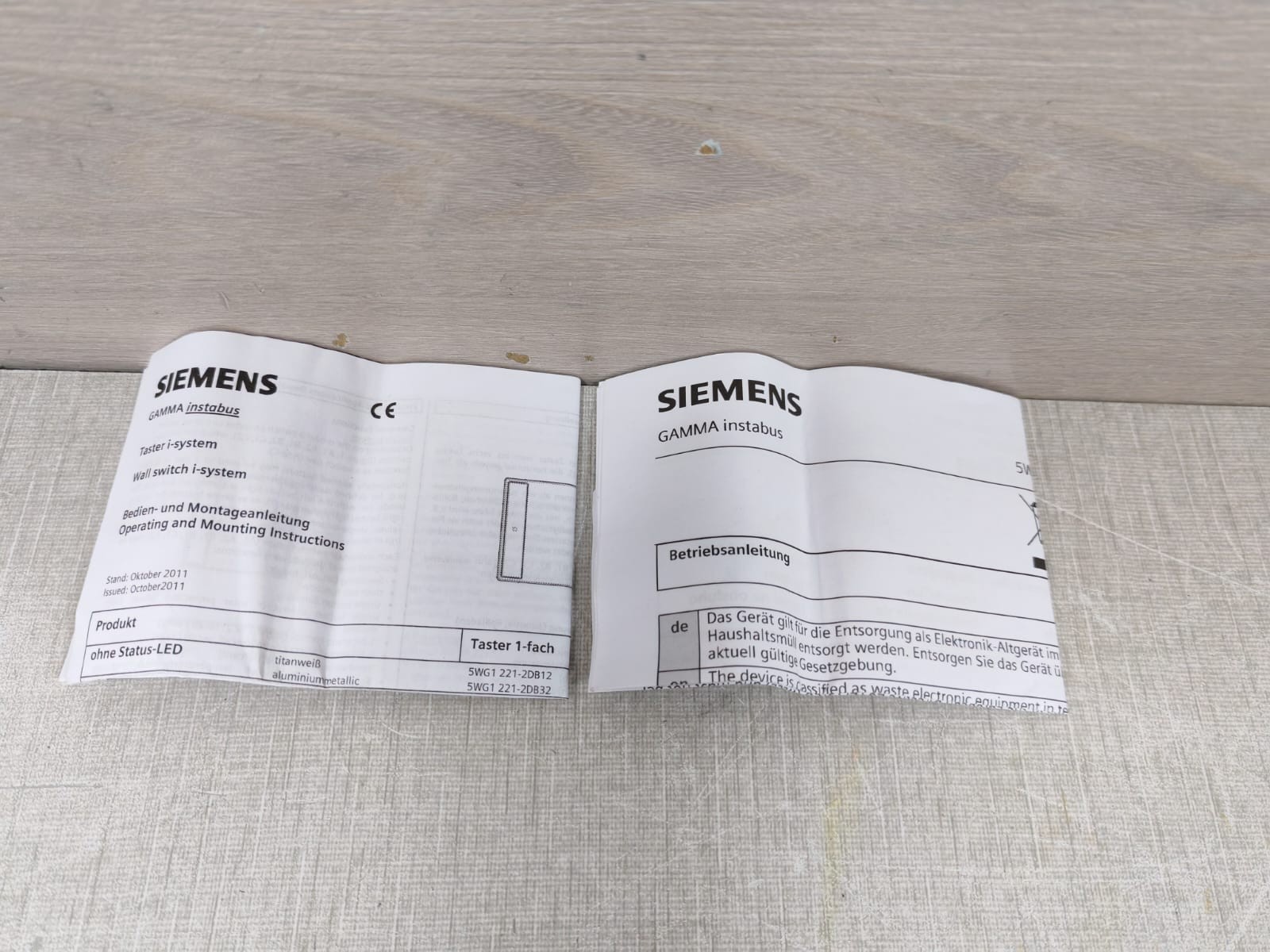 Siemens 5WG1222-2DB13 SIEMENS 5WG1222-2DB13 GAMMA INSTABUS 7